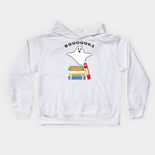 Ghost passionate about books - Funny Kids Hoodie